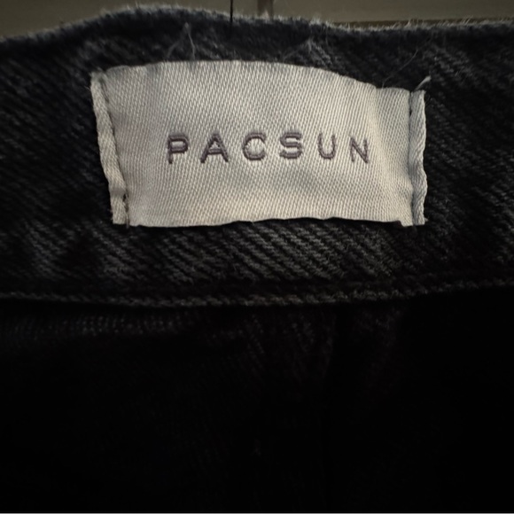 PacSun Black Distressed Dad Jeans - Picture 12 of 13